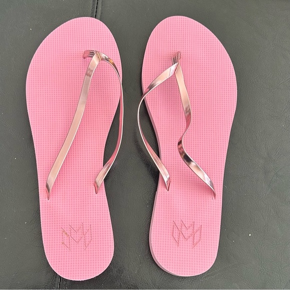 Malvados Shoes - Malvasia Lux Cotton Candy Flip Flops, Size 9/10